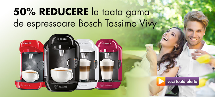 Gama de espressoare Bosch Tassimo Vivy