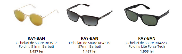 Ochelari soare Ray-Ban Boutique Mall