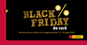 Black Friday de vara Altex