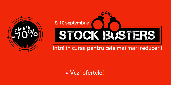 eMAG lansarea Stock Busters septembrie