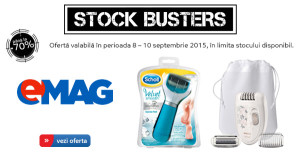 Stock Busters septembrie 2015 eMAG ingrijire personala