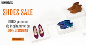 Campanie reducere incaltaminte FashionDays