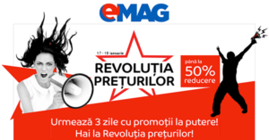 Campanie Revolutia Preturilor la eMAG 17 - 19 ianuarie