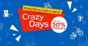 Crazy Days din 1 - 7 iunie 2017 la eMAG