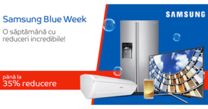 Campanie Samsung Blue Week la eMAG