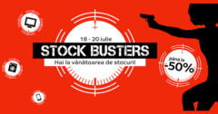 Campanie Stock Busters din 18 - 20 iulie 2017 la eMAG