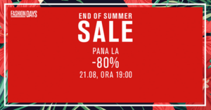 Campanie End of Summer Sale la FashionDays