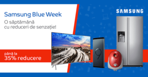 Campanie Samsung Blue Week din 26 martie - 1 aprilie la eMAG