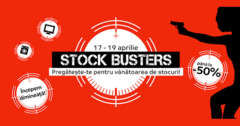 Campanie Stock Busters din 17 - 19 aprilie la eMAG