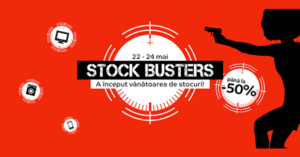 Campanie Stock Busters din 22 - 24 mai la eMAG