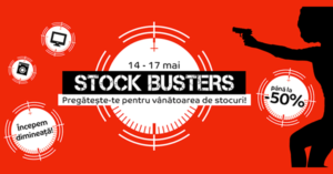 Campanie Stock Busters din 14 - 17 mai 2019 la eMAG