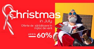 Campanie Christmas in July 2021 la eMAG